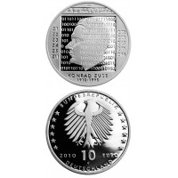 Germany 2010 10 euro Konrad Zuse G