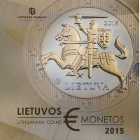 Lithuania 2015 Euro coins PROOF set