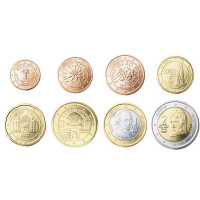 Austria 2008 UNC Euro coin set