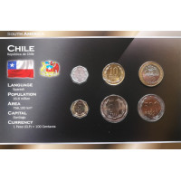 Chile 2008 year blister coin set