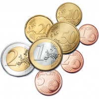 Belgium 2011-2014 Euro coins UNC set mixed year