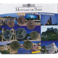 France 2006 Euro coins BU set La Provence