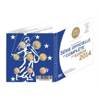 France 2014 Euro coins BU set