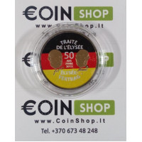 Germany 2013 50th anniversary of the signing of the Élysée Treaty COLORED (any random mint)