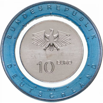 Germany 2021 10 euro On the Water F