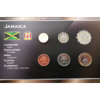 Jamaica 1996-2003 year blister coin set