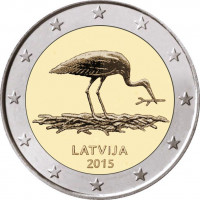 Latvia 2015 Black Stork