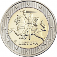 Lithuania 2021 2 euro regular coin