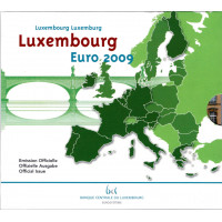 Luxembourg 2009 Euro coins BU Set