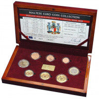 Malta 2008 Euro coins BU set