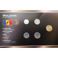 Moldova 2006-2008 year blister coin set