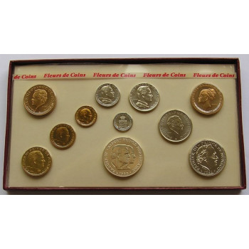 Monaco 1982 coin set 