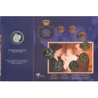 Netherland 2003 Euro coins BU set with silver medal