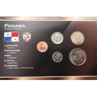 Panama 2008 year blister coin set