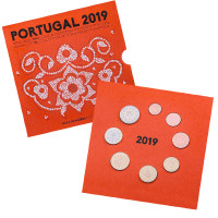 Portugal 2019 Euro coins BU set
