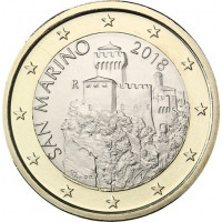 San Marino 2018 1 euro