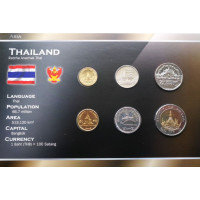 Thailand 2001-2009 year blister coin set