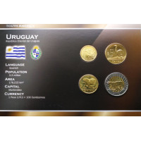 Uruguy 2011 year blister coin set