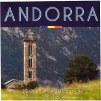 Andorra 2016 Euro coins BU set