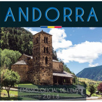 Andorra 2018 Euro coins BU set