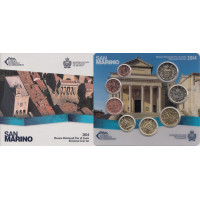 San Marino 2014 Euro coins BU set