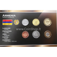 Armenia 2003-2004 year blister coin set