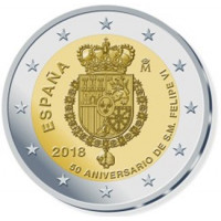 Spain 2018 50th anniv. of the birth of Felipe VI