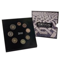 Portugal 2010 Euro coin BU set