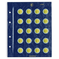 Leuchtturm sheets VISTA for two euro coins