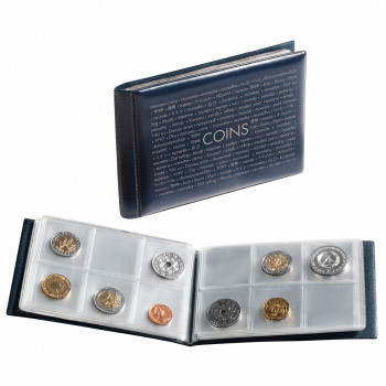 Leuchtturm Coin wallet ROUTE with 8 coin sheets each for 6 coins