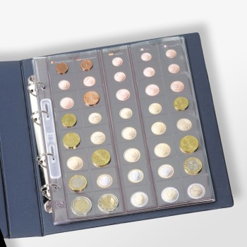 Leuchtturm  Interleaves replacement inserts for OPTIMA Euro coin album 