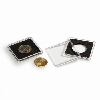 Leuchtturm square coin capsules QUADRUM (14mm.-41mm.)