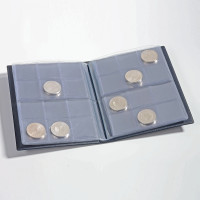 Leuchtturm coin Wallet with 8 coin sheets each for 12 coins