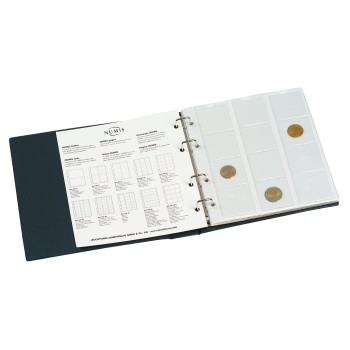 Leuchtturm ringbinder NUMIS classic design with NUMIS sheets