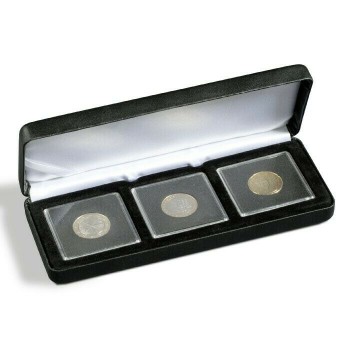 Leuchtturm NOBILE coin box for 3 QUADRUM 50x50mm. capsulas