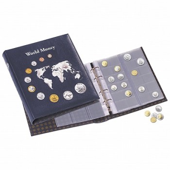 Leuchtturm coin album OPTIMA World collection including slipcase and sheets