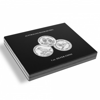 Leuchtturm pressentation case Volterra for 20 “Australian Kookaburra” silver coins