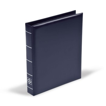 Leuchtturm blue coin album OPTIMA in classic design without sheets
