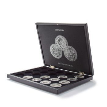 Leuchtturm pressentation case Volterra for 20 silver Britannia coins