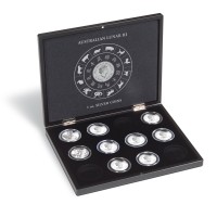 Leuchtturm pressentation case Volterra for 12 “Lunar III” silver coins