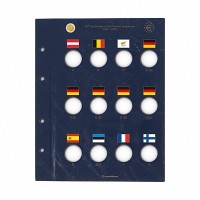 Leuchtturm sheets VISTA for two euro coins ERASMUS Programme