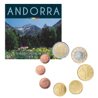 Andorra 2021 Euro coins BU set