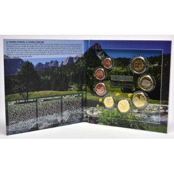 Andorra 2022 Euro coins BU set