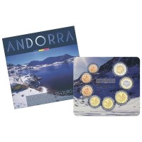 Andorra 2023 Euro coins BU set