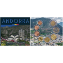 Andorra 2025 Euro coins BU set