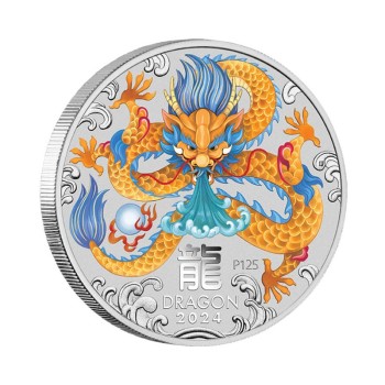 Australia 2024 Dragon year Lunar III colored