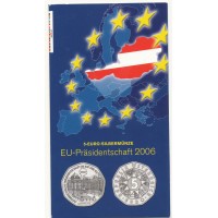 Austria 2006 5 euro EU Presidency BU