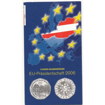 Austria 2006 5 euro EU Presidency BU