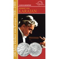Austria 2008 5 euro Herbeert Von Karajan BU
