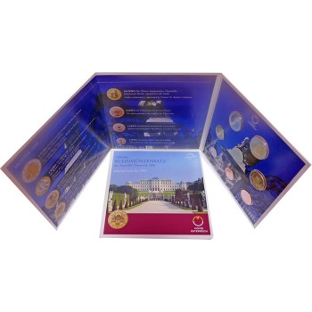 Austria 2010 Euro coins BU set